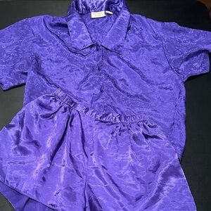 Victoria's Secret Purple Short Pajamas